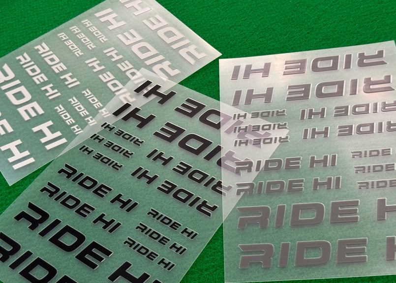 RIDE HI 転写ステッカー（耐水・耐候） | RIDE HI ストア