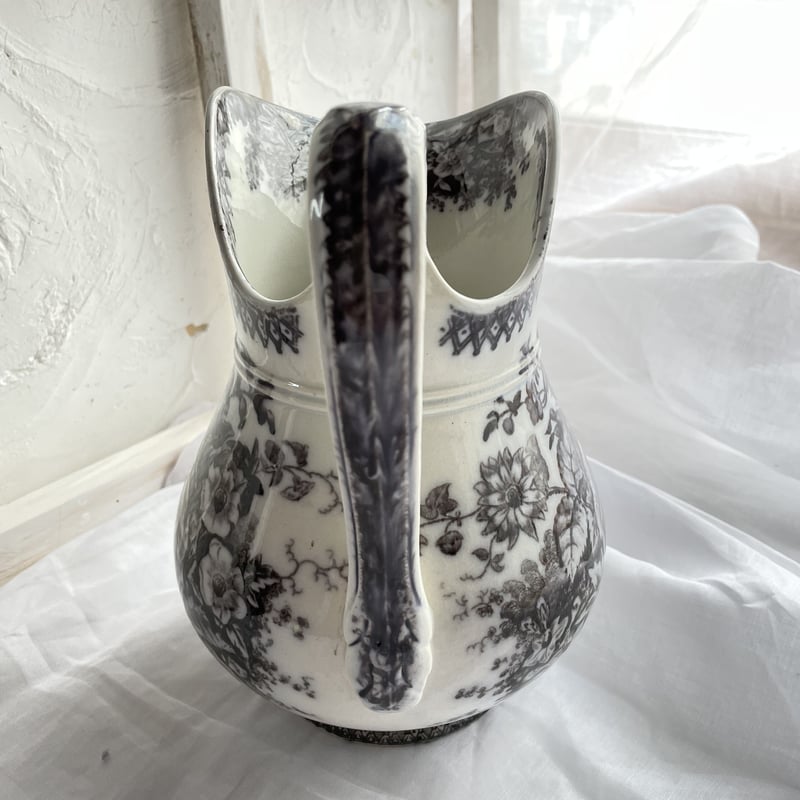 サルグミンヌ　ピシェ Sarreguemines 美品 Sarreguemines サルグミンヌ ディネット ピシェ h6.3cm フランス