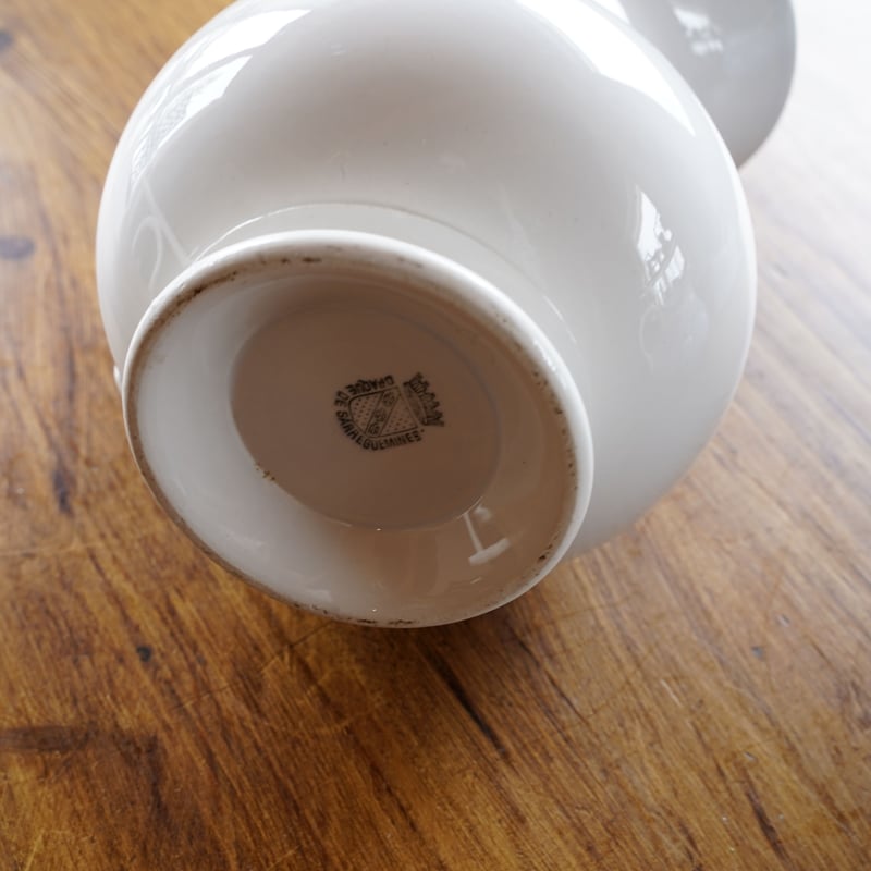 016 サルグミンヌ窯 ピシェ 白釉 | antique ピシェ専門店 Lasie 016 サルグミンヌ窯 ピシェ 白釉 | antique ピシェ専門店 Lasie