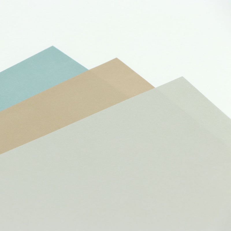 □包装紙 半裁 無地 ぎんねず 50枚 | つつみのこと