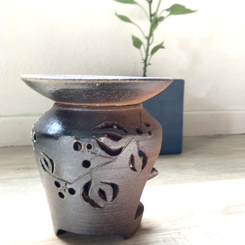 茶香炉 自然釉（しぜんゆう） | 亀翁窯分室 / Gallery Kiou-Gama
