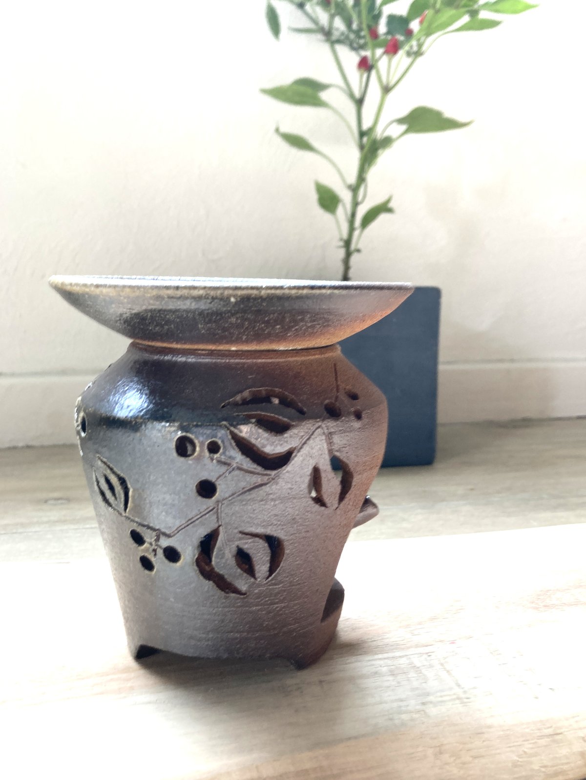 茶香炉 自然釉（しぜんゆう） | 亀翁窯分室 / Gallery Kiou-Gama