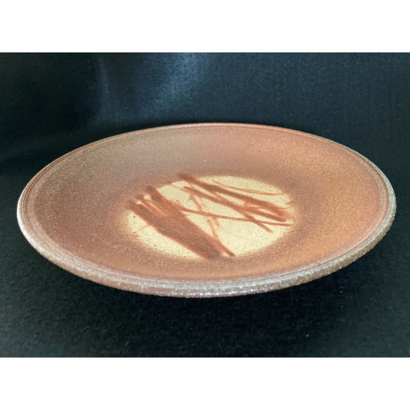 火襷(ひだすき)のお皿(L) Dish (Hidasuki) L size | 亀翁窯 火襷(ひだすき)のお皿(L) Dish (Hidasuki) L size | 亀翁窯