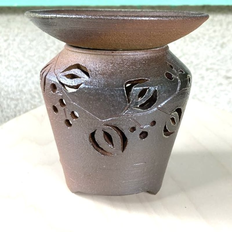 茶香炉 自然釉（しぜんゆう） | 亀翁窯分室 / Gallery Kiou-Gama