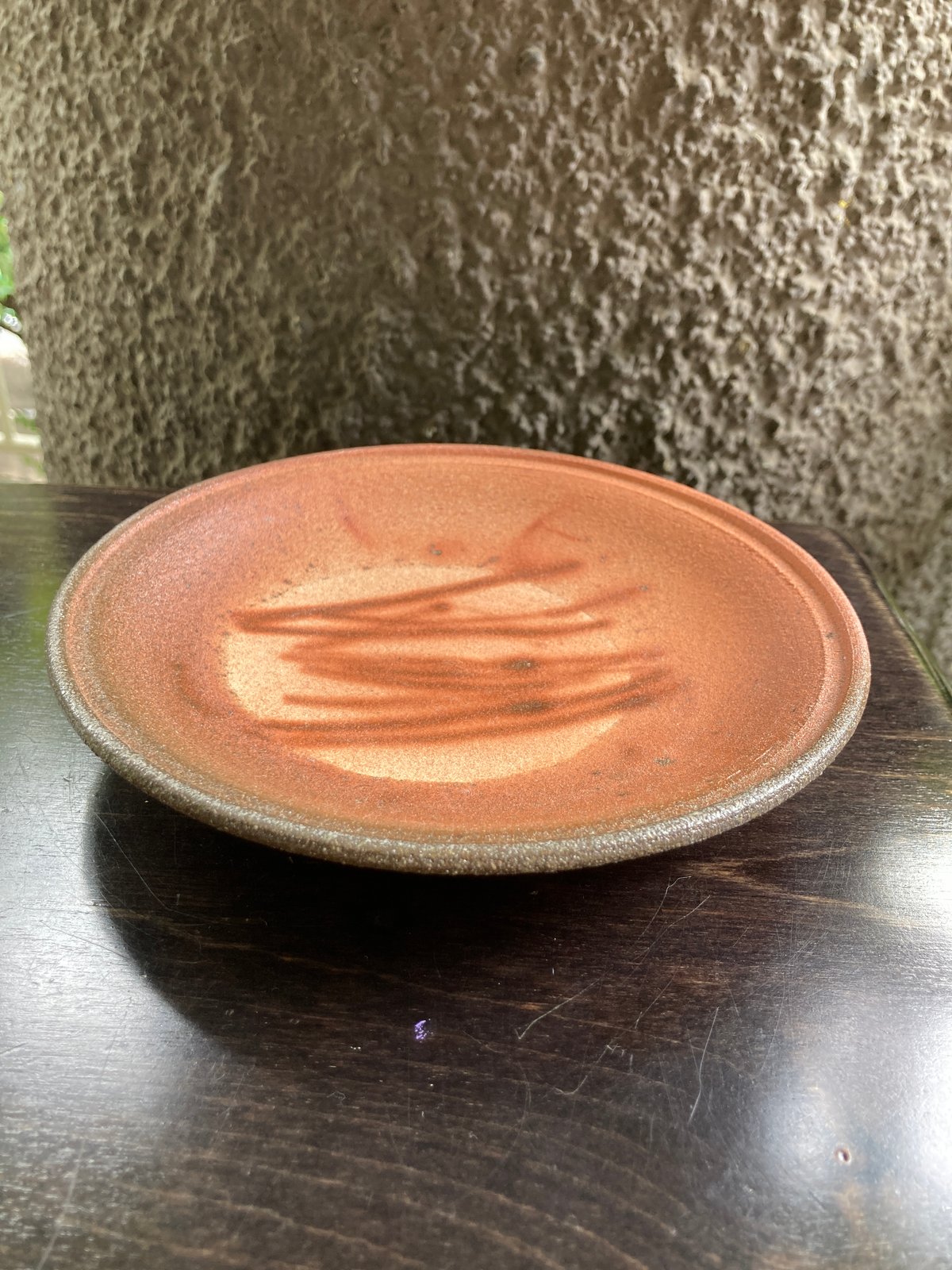 火襷（ひだすき）のお皿（小）Dish of Hidasuki (S size) | 亀翁窯分室