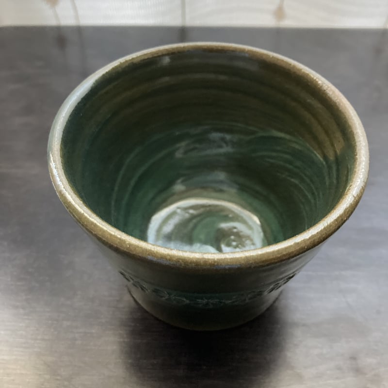 蕎麦猪口(そばちょこ):緑釉 | 亀翁窯分室 / Gallery Kiou-Gama 蕎麦猪口(そばちょこ):緑釉 | 亀翁窯分室 / Gallery Kiou-Gama