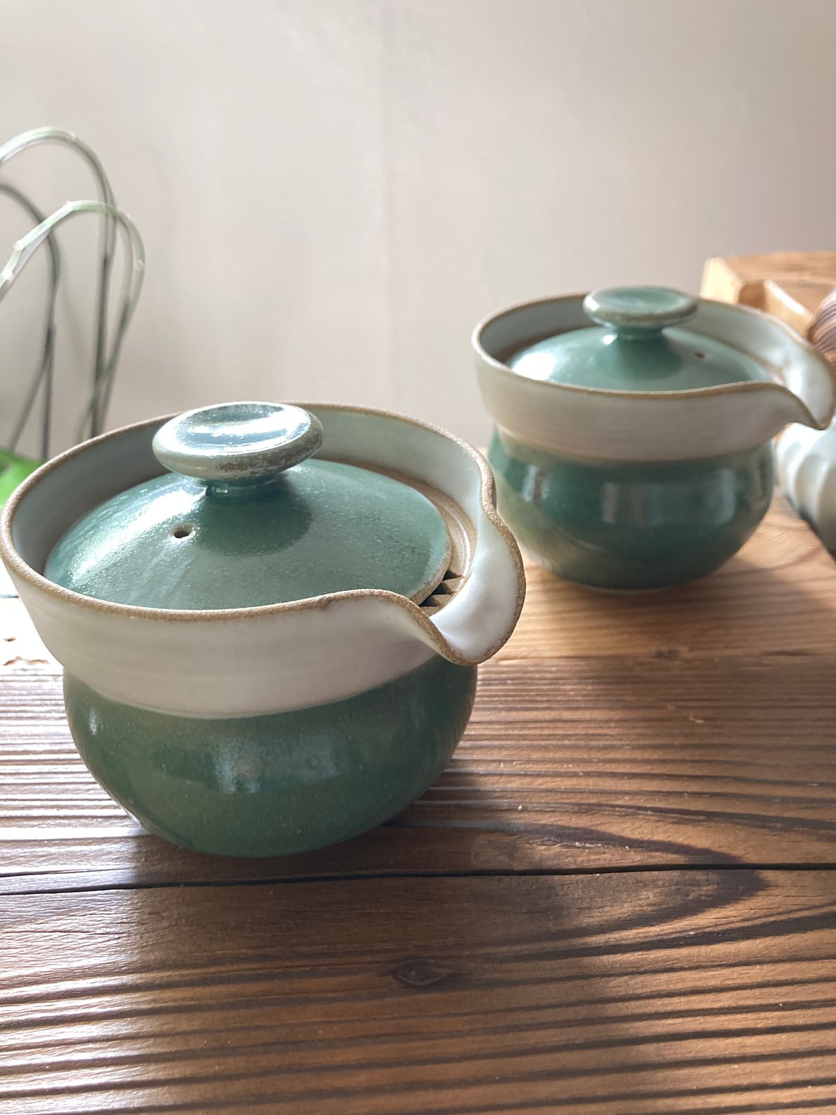 宝瓶（お茶を淹れる器）※緑釉と自然釉の2種類 | 亀翁窯分室 / Gallery