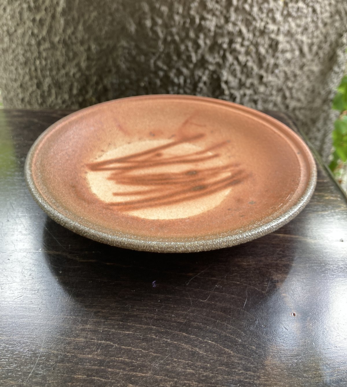 火襷（ひだすき）のお皿（小）Dish of Hidasuki (S size) | 亀翁窯分室