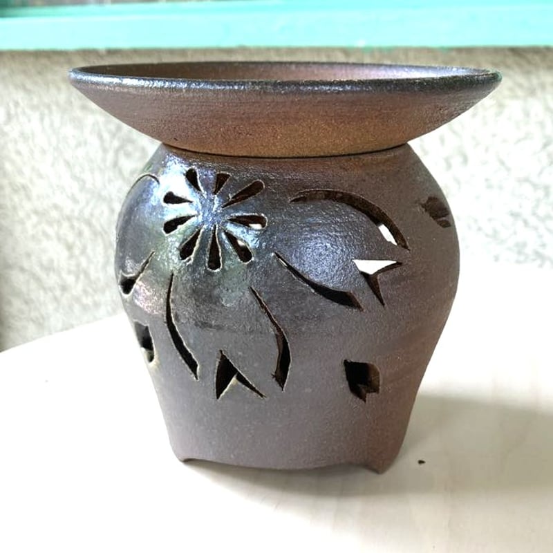 茶香炉 自然釉（しぜんゆう） | 亀翁窯分室 / Gallery Kiou-Gama