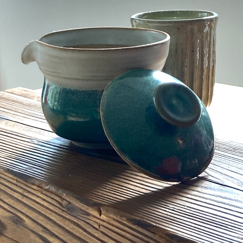 宝瓶(お茶を淹れる器)※緑釉と自然釉の2種類 | 亀翁窯分室 宝瓶(お茶を淹れる器)※緑釉と自然釉の2種類 | 亀翁窯分室
