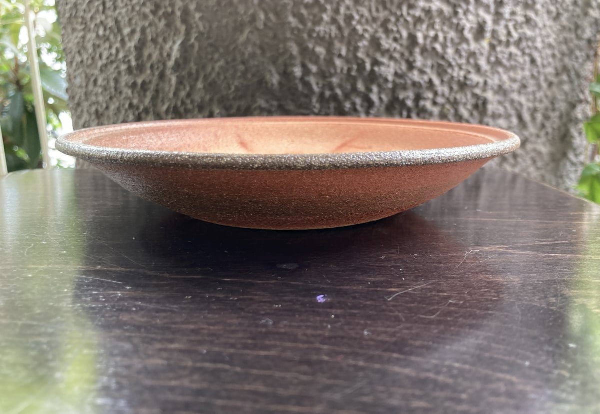 火襷（ひだすき）のお皿（小）Dish of Hidasuki (S size) | 亀翁窯分室