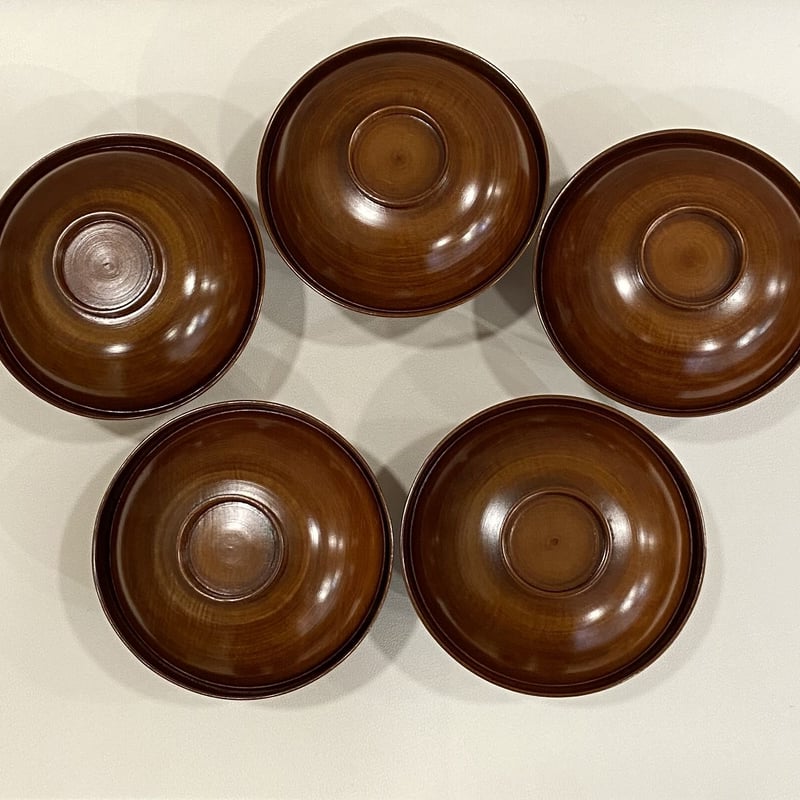 春慶摺漆汁椀 5客組 ① | とみや