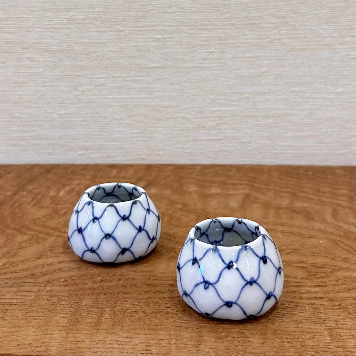 永楽即全 染付網つぼつぼ 10客組 | とみや