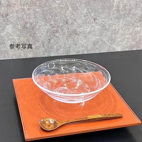 輪島塗　根来角盆　5客