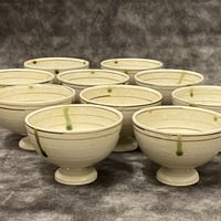 不二窯　佐藤和子　織部汲出　10客
