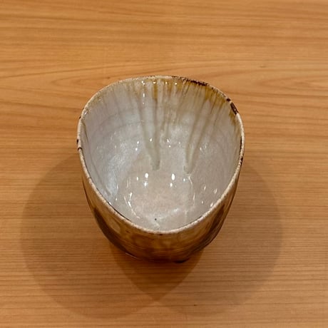 亀井味楽　高取焼編笠向付　10客組