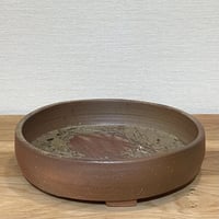 伊勢崎満　備前三ツ足水盤