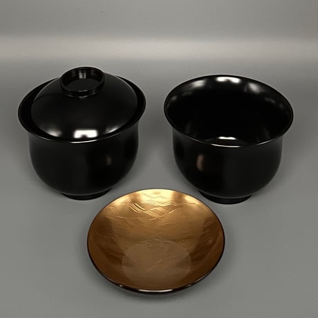 鈴木睦美　水月蒔絵小吸物椀　10客組