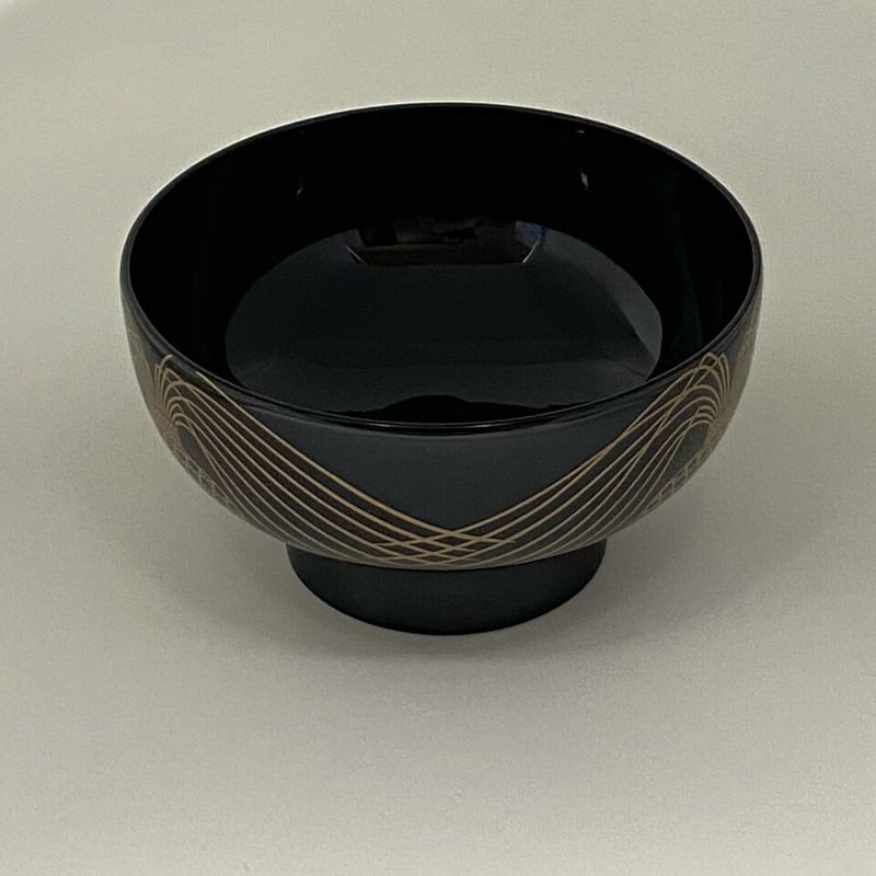 慶塚漆器工房 ひげ籠蒔絵黒蝋色煮物碗 10客 | とみや 慶塚漆器工房 ひげ籠蒔絵黒蝋色煮物碗 10客 | とみや