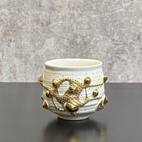 山口由次　星屑金河ぐい呑　白