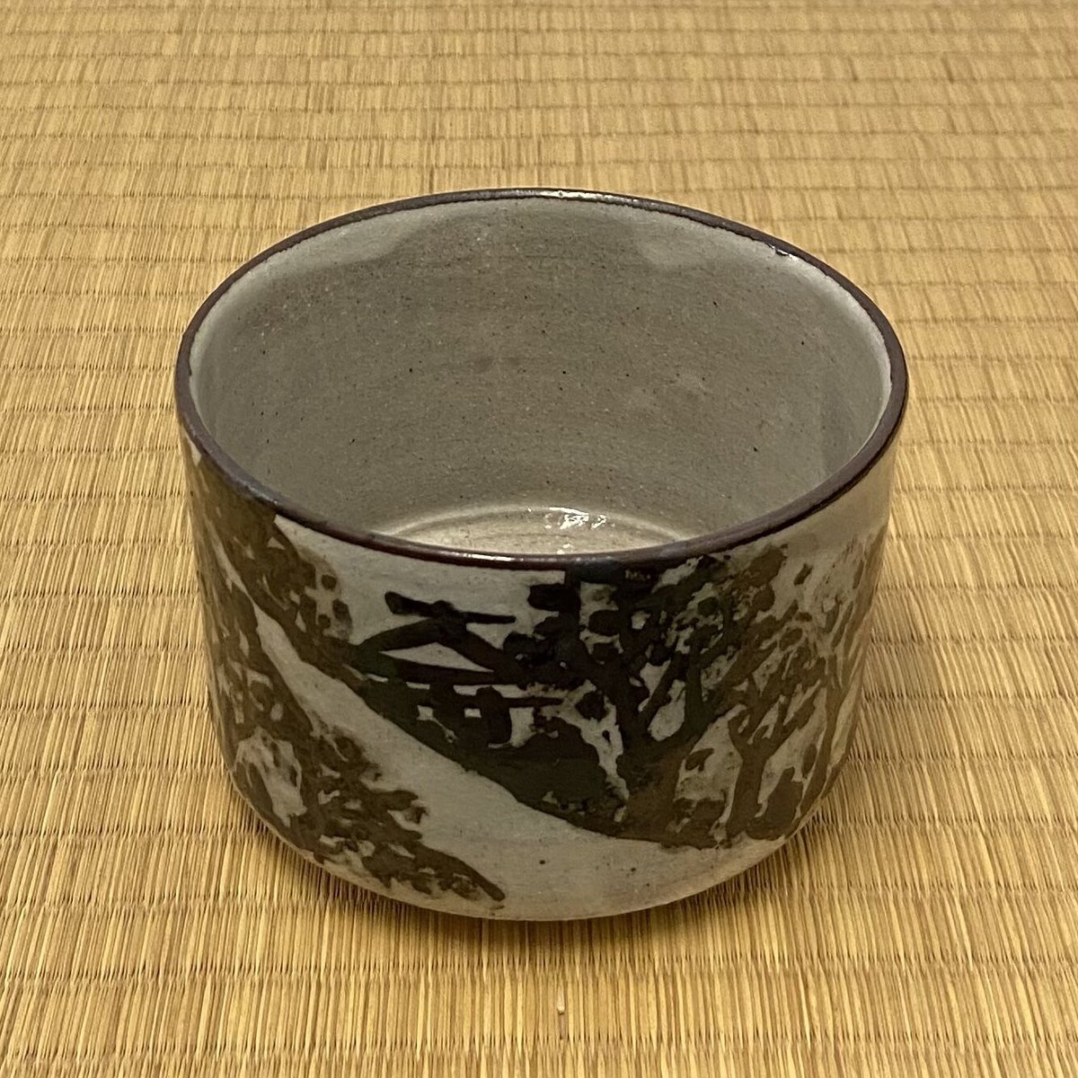 田端志音 乾山写銹絵道茶碗 | とみや