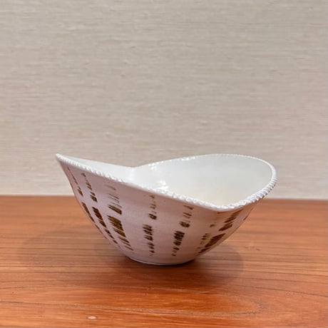尾形周平　仁清写あみ笠向付　5客組