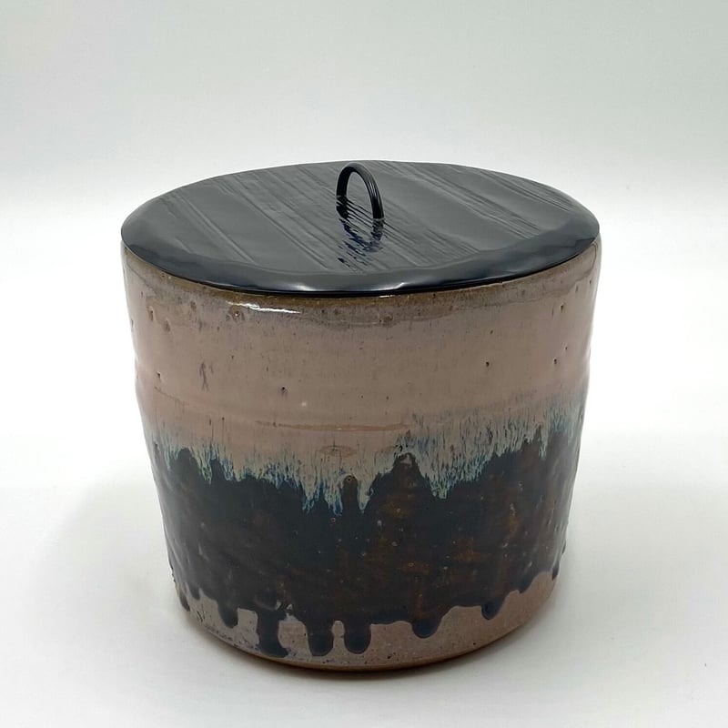 中里重利唐津水指 中里重利唐津水指