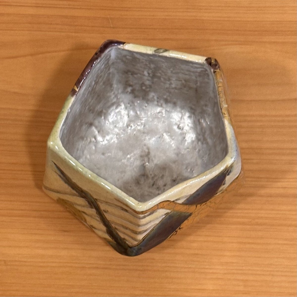 梅山窯　中村卓夫　角々碗　作家もの　向付　小鉢　共箱　共布　九谷焼① 梅山窯 中村卓夫 角々碗 | とみや