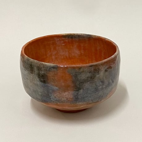 2代小川長楽　赤茶碗