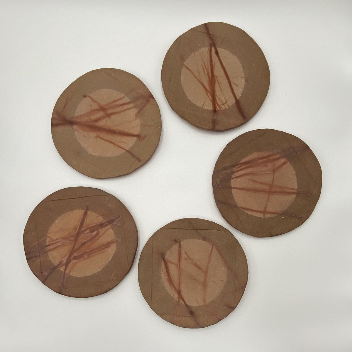 森陶岳 備前皿 5客組 | とみや