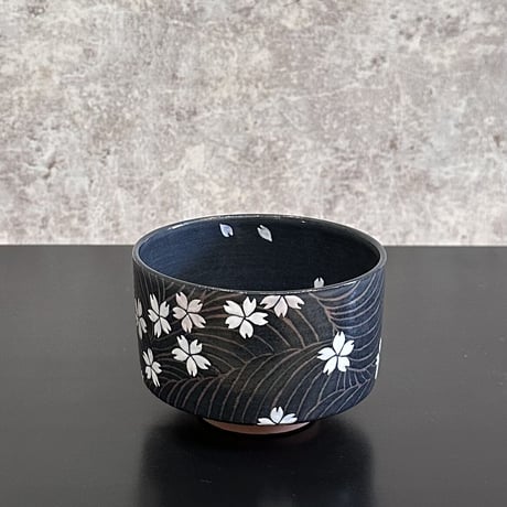 須山窯　須山昇華　桜茶盌