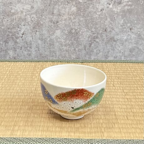 紀太理平　吉野山茶碗