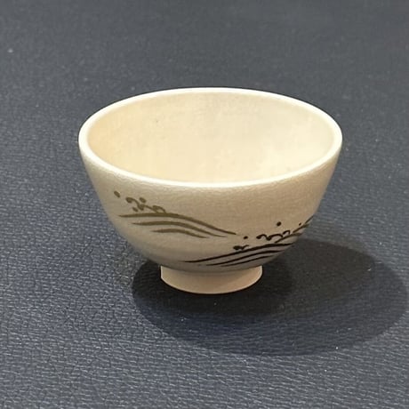 永楽即全　仁清写波盃