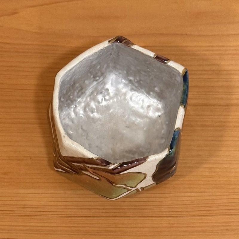 梅山窯 中村卓夫 角々碗 作家もの 向付 小鉢 共箱 共布 九谷焼 ② 梅山窯中村卓夫 角々碗 | とみや