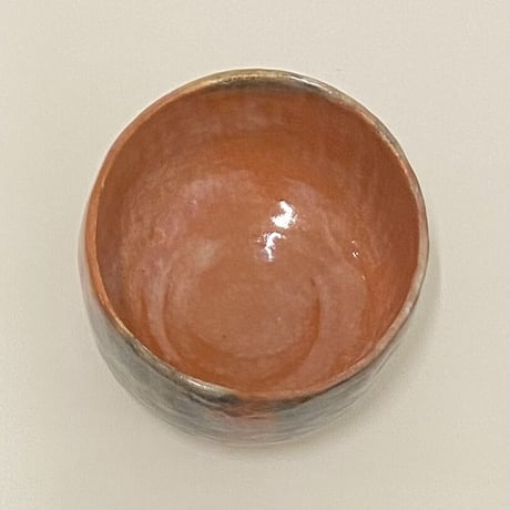 2代小川長楽　赤茶碗