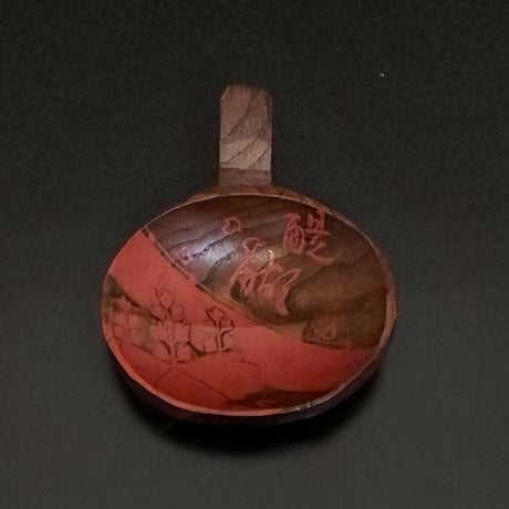 美濃屋製　京洛花名所木皿　10客