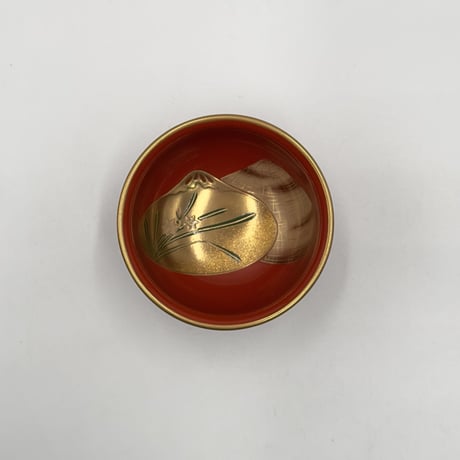 輪島塗貝合之図蒔絵ぐい呑　5客