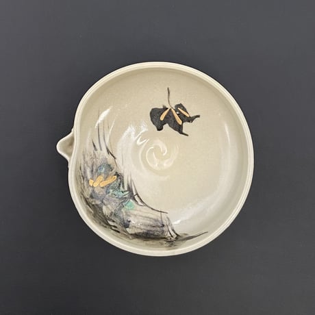 初代和田桐山　須磨対水画　　絵替片口向付　10客