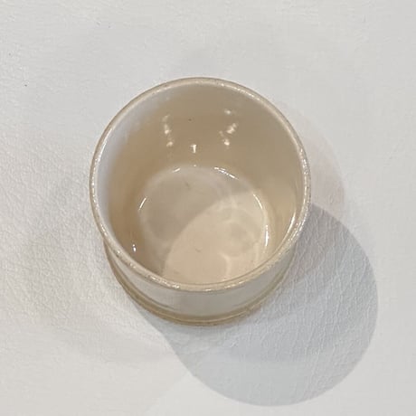 柴田窯 柴田恭久　黒鉄錆肌片身替竹節酒器 酒杯2客