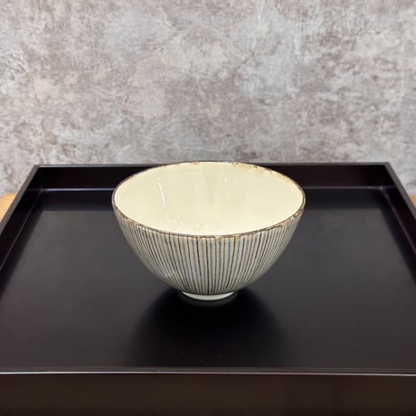 水間焼伏原窯　麦藁手飯碗  10客組