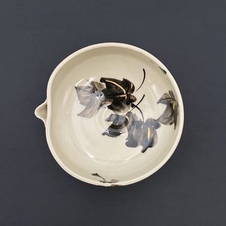 初代和田桐山　須磨対水画　　絵替片口向付　10客