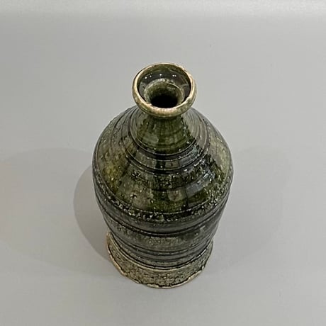 岡部嶺男　織部一輪差
