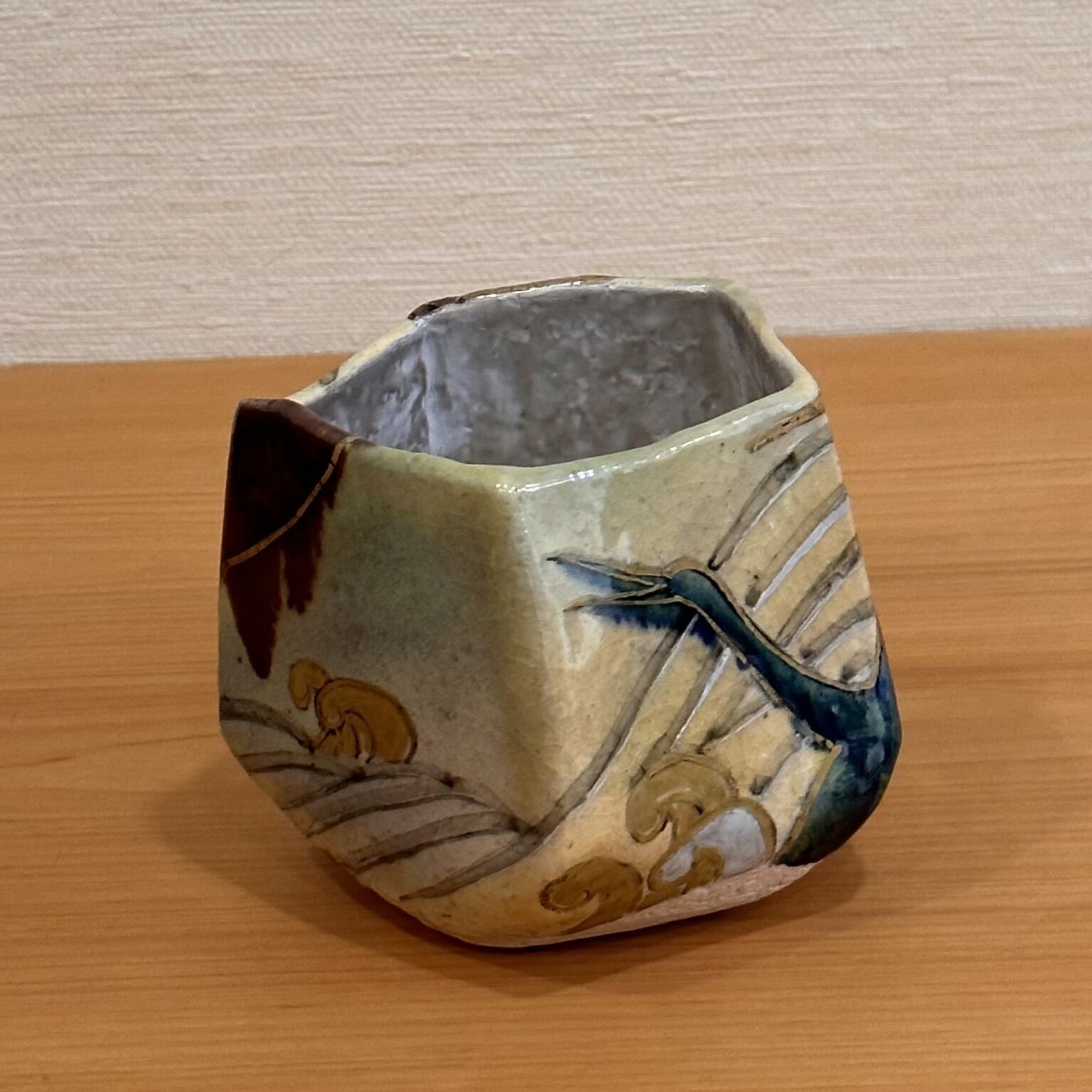 梅山窯中村卓夫 角々碗 | とみや