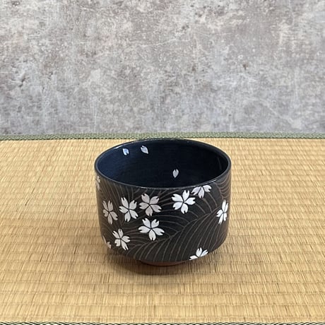 須山窯　須山昇華　桜茶盌