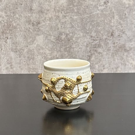 山口由次　星屑金河ぐい呑　白