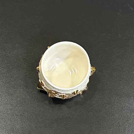 山口由次　星屑金河ぐい呑　白