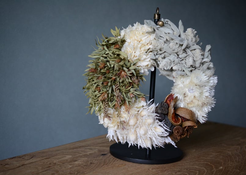 WINTER　WREATH　　ウインターリース　ドライフラワー WINTERWREATHウインターリースドライフラワー