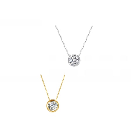 ハイカーボンダイヤモンドネックレス 0.5ct
