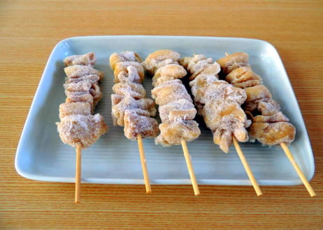 【少量サイズ/送料別】焼鳥かわ串（スチーム加熱済み）30g（50本入り）【業務用焼き鳥加熱済み 業務用焼き鳥 焼き鳥冷凍 業務用鶏皮 スチーム焼き鳥 鶏皮 皮串 イベント やきとり】