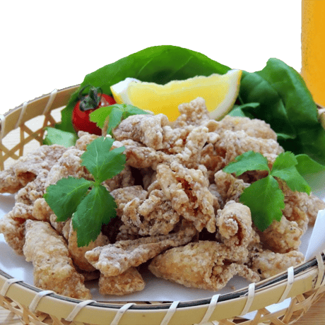 【送料無料 業務用】パリパリ鶏皮揚げ500g　4kg（500ｇ×8袋）【業務用 鶏肉 冷凍食品 唐揚げ 通販 肉 鶏皮 イベント オードブル パーティ おつまみ 弁当 おかず 居酒屋 時短】